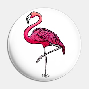 Pink Flamingo Pin