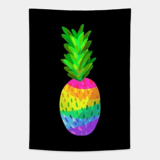 Rainbow Pineapple Tapestry