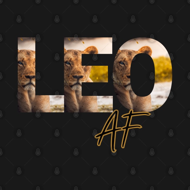 Leo AF Lion Print by SassyElevate2