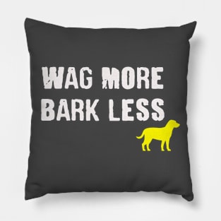 Funny Dog Wag and Bark Pillow