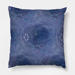 Purple Yoga Art Lotus Flower Pillow