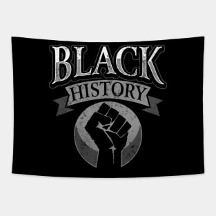 Black History Power Black Pride Design Tapestry