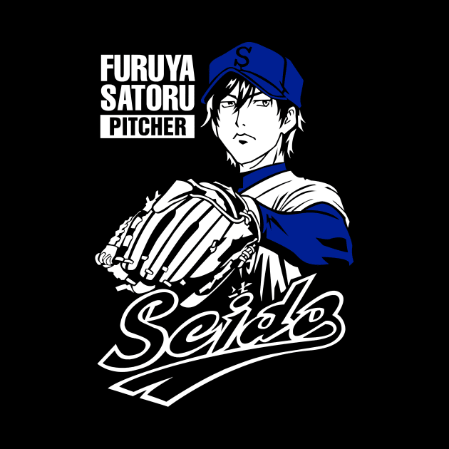 Furuya Satoru - Diamond No Ace by hnmarart