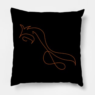 Single Line Art Pillow