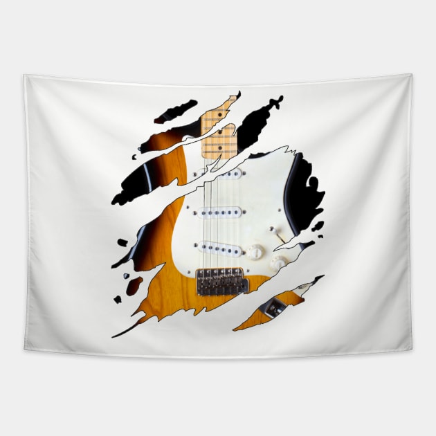 Stratocaster brown Soul Tapestry by Flyingpanda