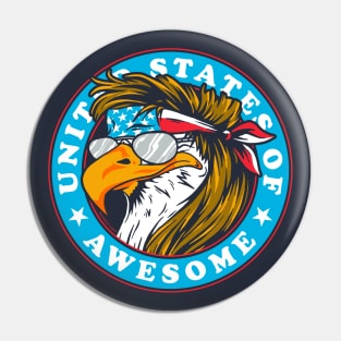 United States of Awesome Pin