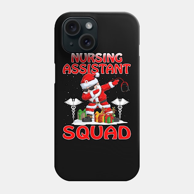 Christmas Nursing Assistant Squad Reindeer Pajama Dabing Santa Phone Case by intelus