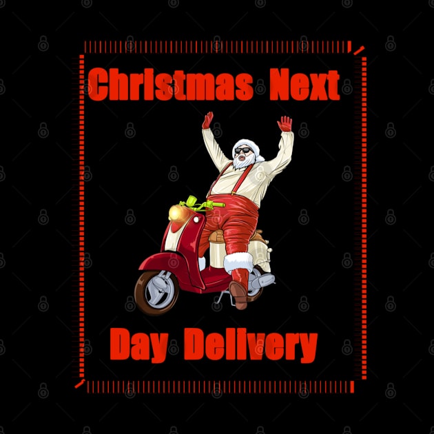 Christmas Next Day Delivery by Flossy