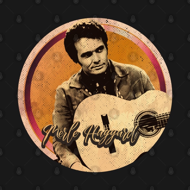 merle haggard// 29 Art Drawing me by katroxdesignshopart444