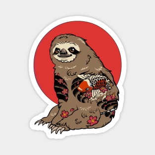 Yakuza Sloth Magnet