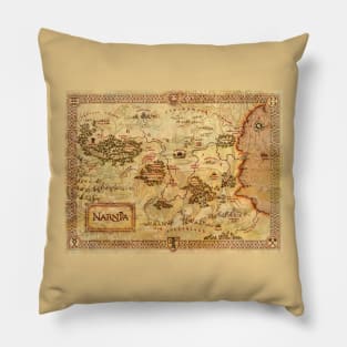 Map of Narnia Pillow