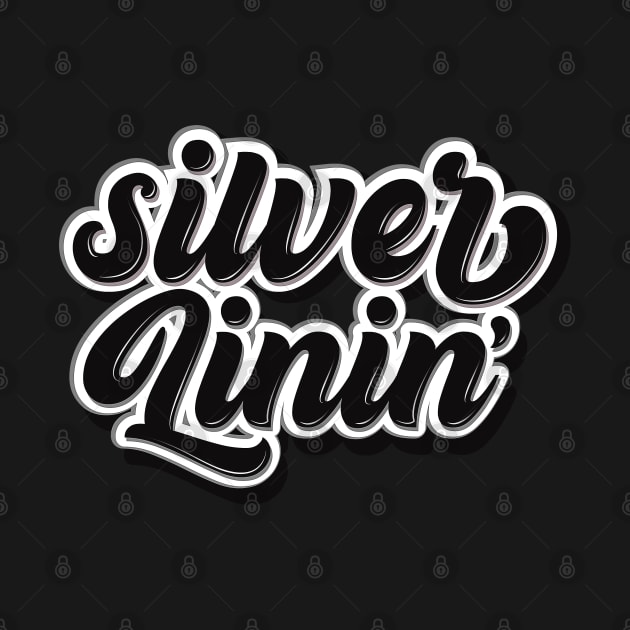 Silver Lining Typography Design by SATUELEVEN