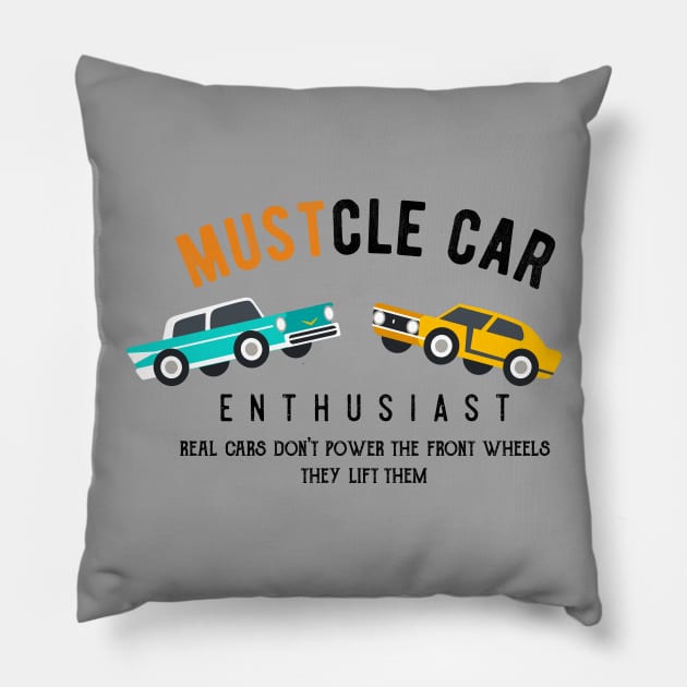 MUST CLE CAR Pillow by pororopow