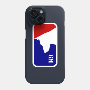 Police K9 Patriotic Red & Blue German Shepherd Phone Case