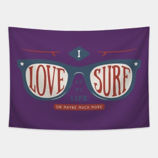 I love surf as my life Tapestry