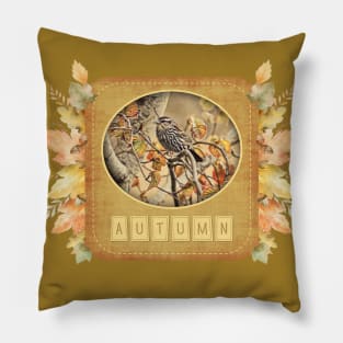 Autumn - Female Red-Winged Blackbird Pillow