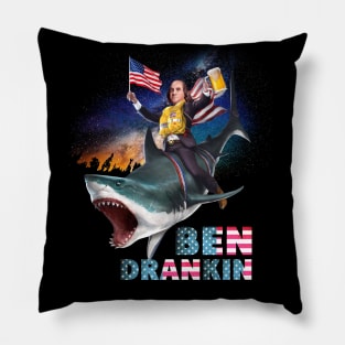 4th july t-shirt ben drankin Pillow