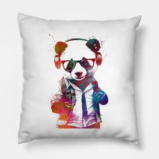 Panda hipster Pillow