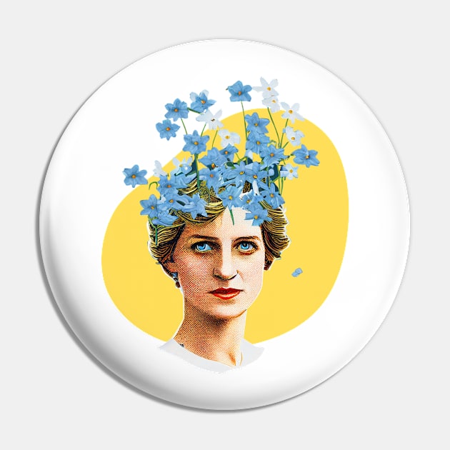 Forget Me Nots - Princess Diana Pin by Fenay-Designs