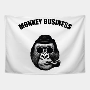 Monkey Business Gorilla Tapestry