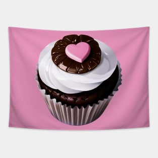 Yummy Chocolate Cupcake Tapestry