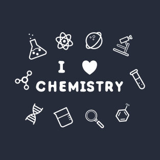 I heart  chemistry Periodic Table T-Shirt