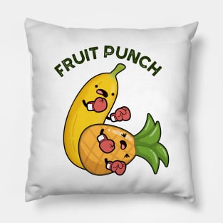 Fruit Punch Funny Drink Pun Pillow