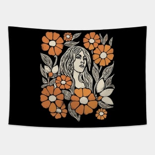 Boho Rock Chick Vintage Retro Tapestry