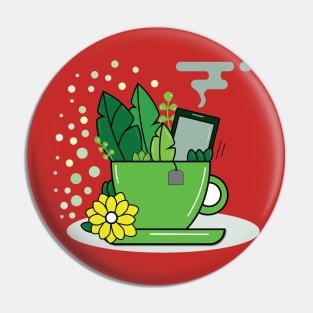 cup and phone Pin