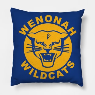 Wenonah Wildcats Vintage Pillow