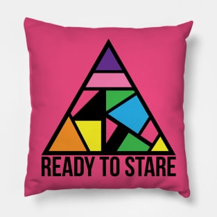 Ready to Stare - Color Logo Pillow