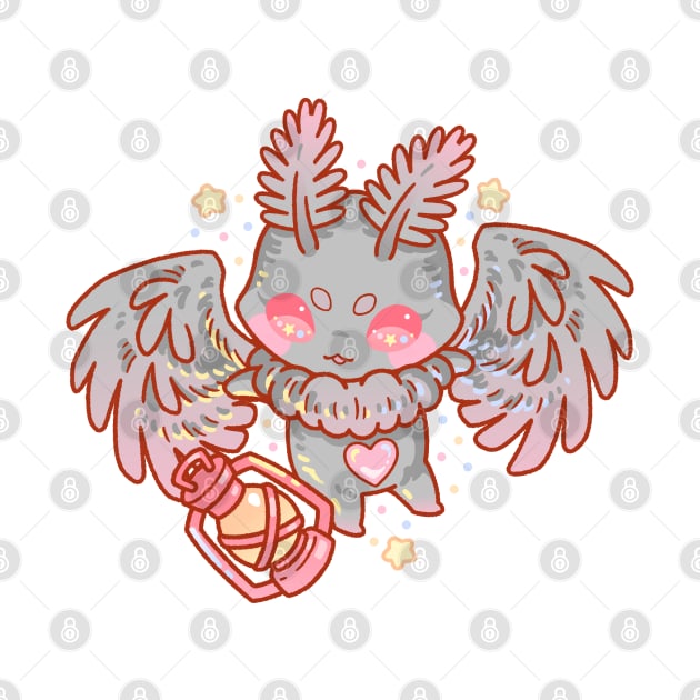 Kawaii Baby Mothman by Jennwhale