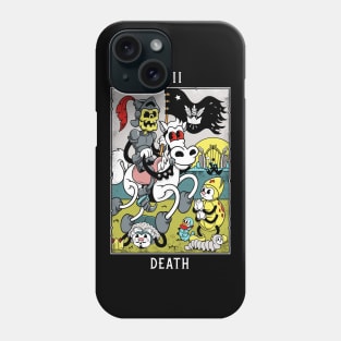 Death - Mystical Medleys - Vintage Rubber Hose Cartoon Tarot Phone Case