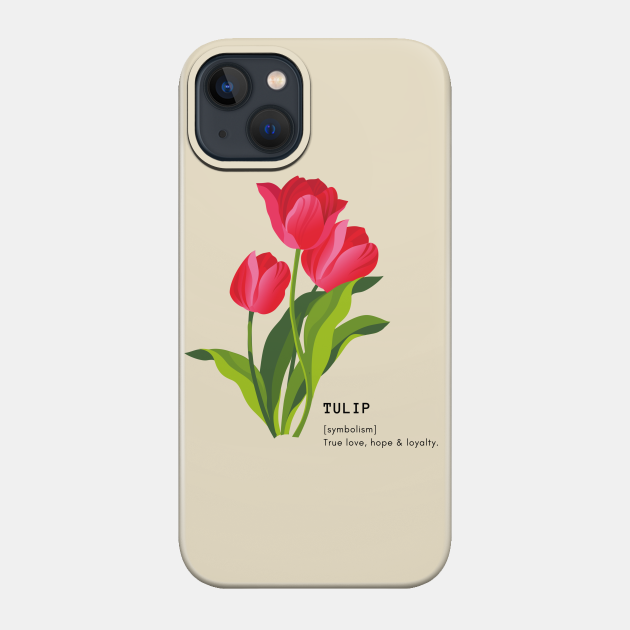 Tulip flower - symbolism - Symbolism - Phone Case