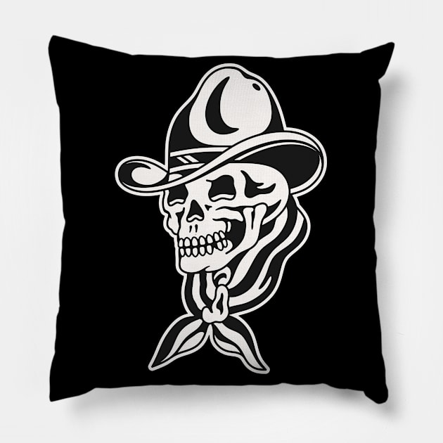 Cowboy Pillow by Inkshit13