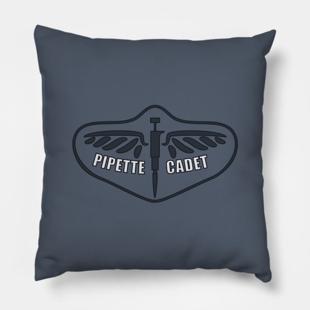 Pipette Cadet Pillow by StopperSaysDsgn