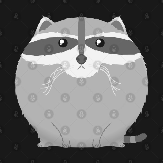 Sfurical round raccoon trash panda by meldra