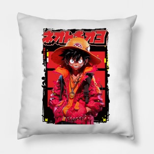 MUGIWARA MONKEY D. LUFFY | One Piece Anime Manga Pop Culture | PROUD OTAKU Pillow