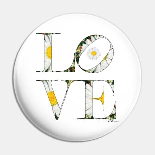 LOVE Letters April Birth Month Flower Daisy Pin
