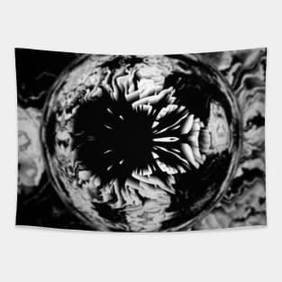 Black & White Sunflower Hippy Design Tapestry