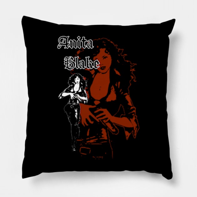 anita blake Pillow by AwurenSaja