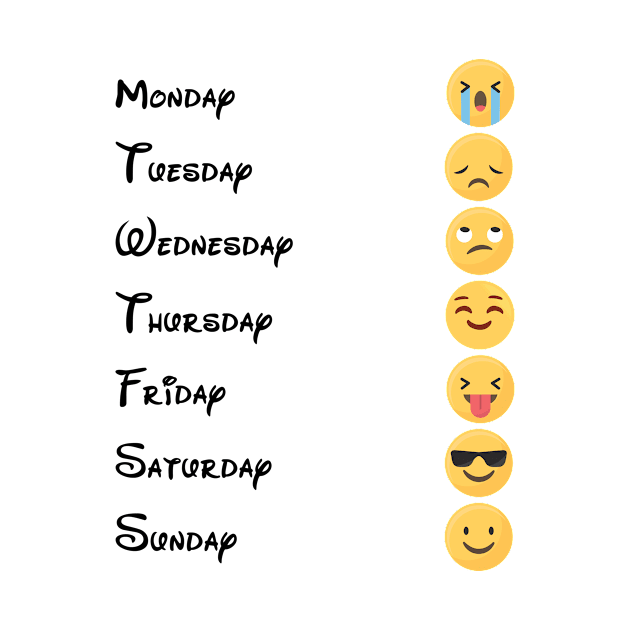 Emoji Days of the Week by Dieowl