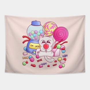 Sweet Tooth Cat Tapestry