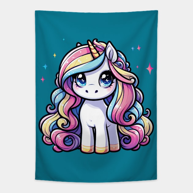 Unicorn S01 D35 Tapestry by Houerd