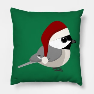 Christmas Chickadee Pillow