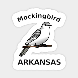 Mockingbird, State Bird of Arkansas Magnet