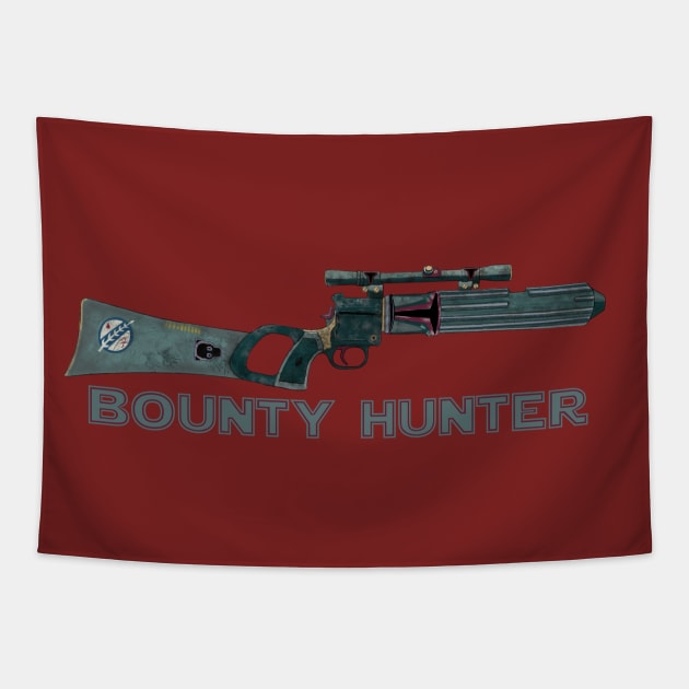 Bounty Hunter Tapestry by DistractedGeek