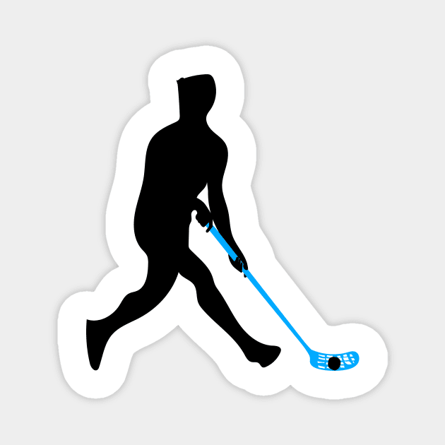 floorball player Magnet by Johnny_Sk3tch