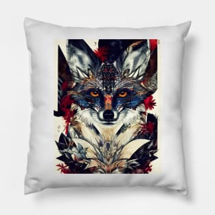 Foxes like colour too Pillow