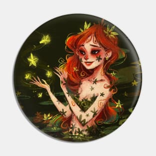 Nymph Star of the pond Pin